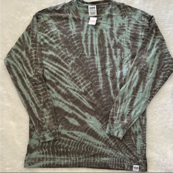 Pink VS Abstract Long Sleeve Pullover - Picture 1 of 4